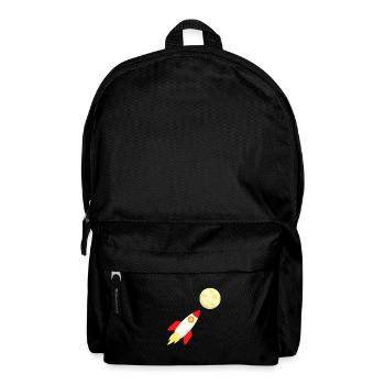 Bitcoin sur la lune - Sac à dos - noir - Devant