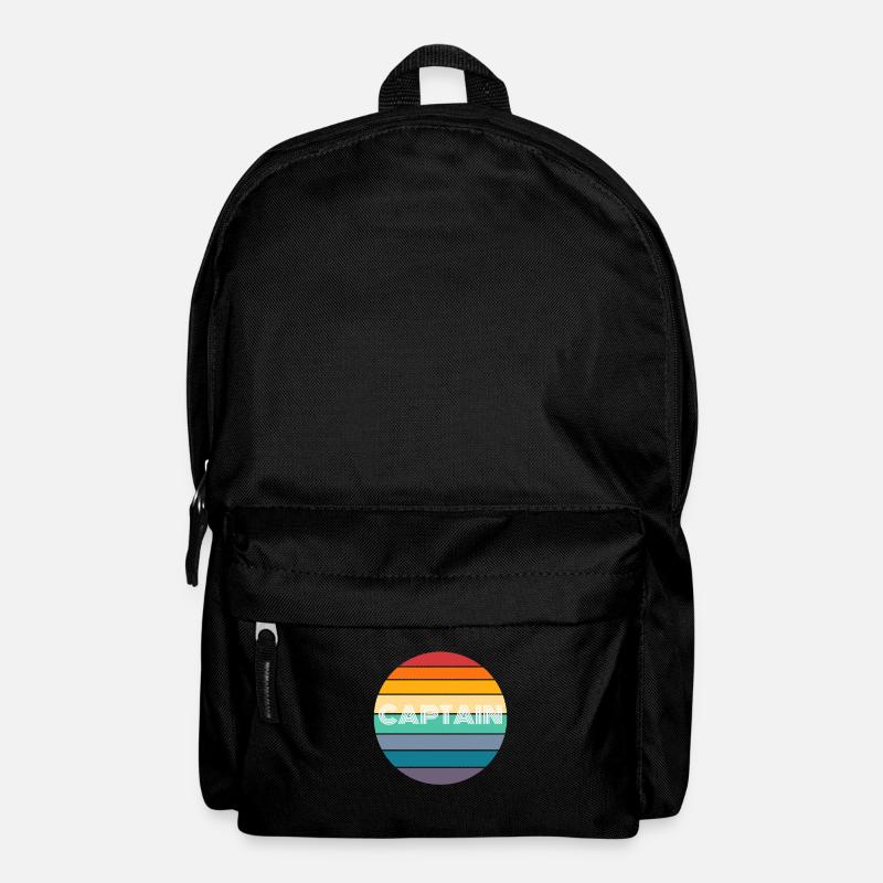 Rainbow CAPTAIN Shirt, Retro CAPTAIN, CAPTAIN - Rucksack - Schwarz