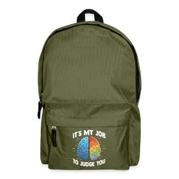 Psychologe - Rucksack - Olivgrün - Vorne
