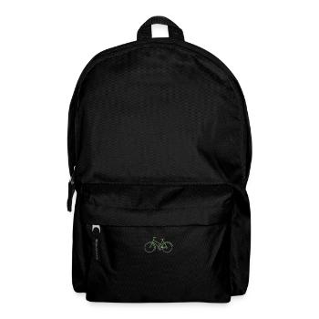 Fahrrad Mountainbike Rennrad MTB Geschenkidee - Rucksack - Schwarz - Vorne