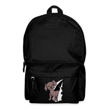 Dog Dogs Dog Owner Dog Lovers Children - Backpack - black - Front
