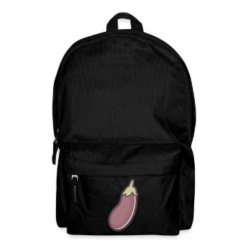 Aubergine - Rucksack - Schwarz - Vorne