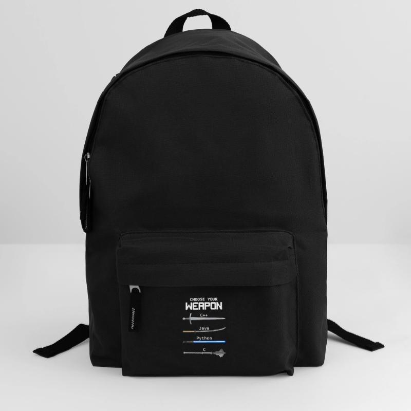 Choisissez votre programmeur Java Python Weapon C Sac à dos
