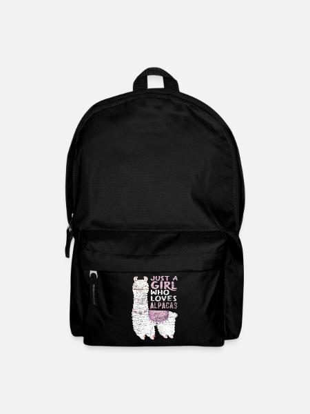 Femme Lama Alpaga - Sac à dos - noir