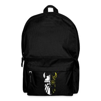Viking Warrior and Sun Emblem - Backpack - black - Front