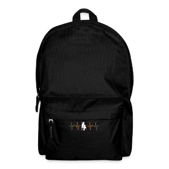Retro Cellist Tshirt - Rucksack - Schwarz - Vorne