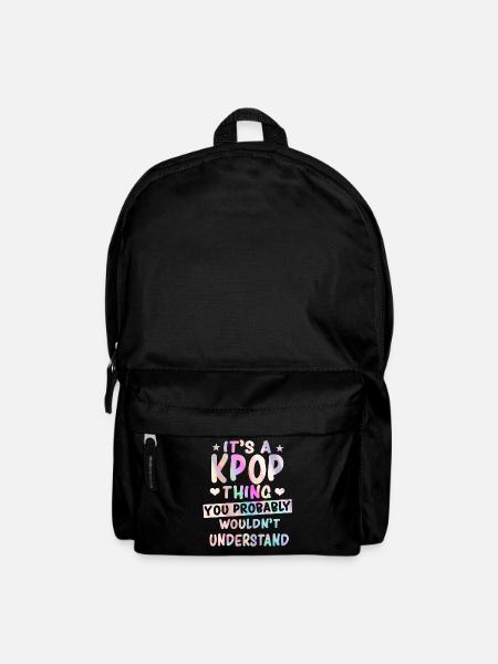 K-Pop Spruch - Rucksack - Schwarz