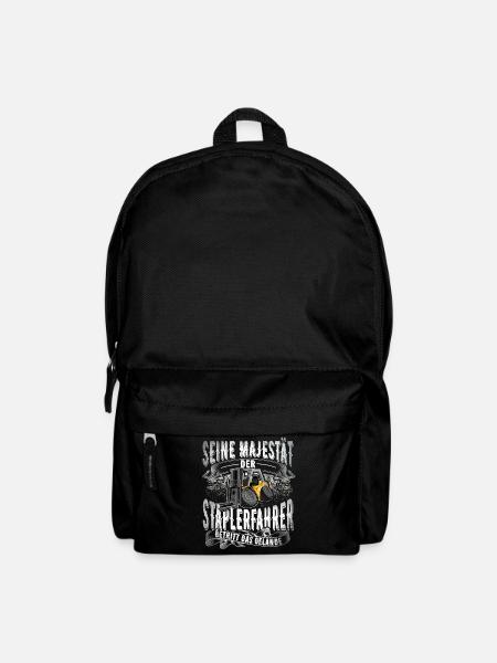 Staplerfahrer - Rucksack - Schwarz