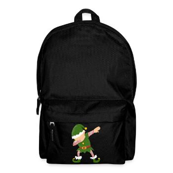 Elf dab dabbing Weihnachten funny Trend Geschenk - Rucksack - Schwarz - Vorne