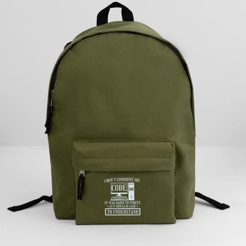 I Don't Comment Code Programmer Coding Backpack