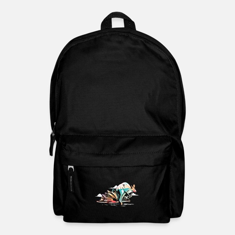 Kangourou Australie - Sac à dos - noir