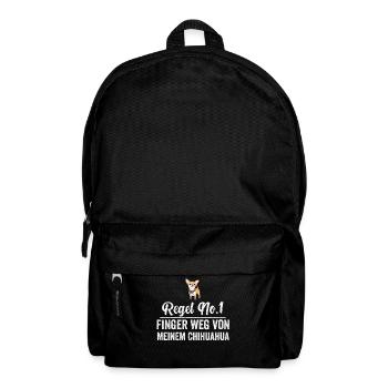 Chihuahua Hunde Chihuahuabesitzer Geschenk - Rucksack - Schwarz - Vorne