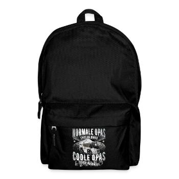 Camping Campen Opa - Rucksack - Schwarz - Vorne