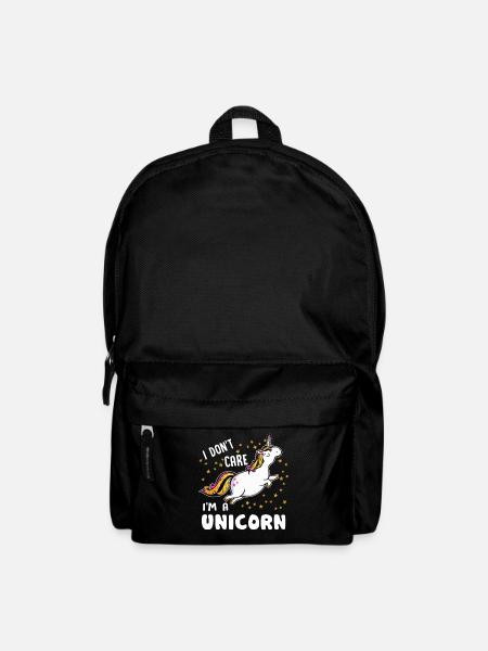 Einhorn Ich bin ein Einhorn - Rucksack - Schwarz