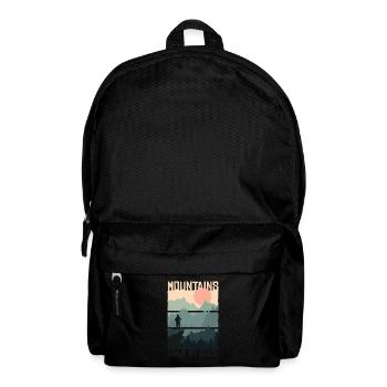Berge Beruhigen Meine Seele bestes Geschenk - Rucksack - Schwarz - Vorne
