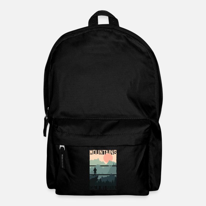 Mountains Calm my soul best gift - Backpack - black