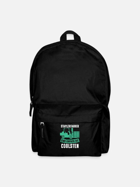 Staplerfahrer sind die Coolsten Stapler Logistik - Rucksack - Schwarz