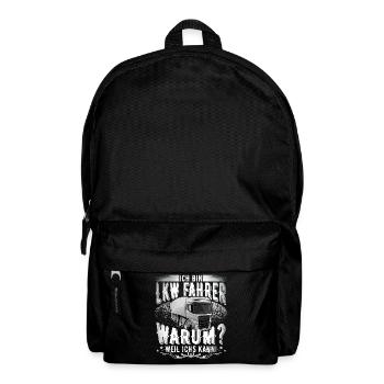 Lkw Fahrer - Rucksack - Schwarz - Vorne