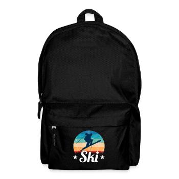 Ski - Rucksack - Schwarz - Vorne