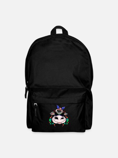 Cow village village children - Backpack - black