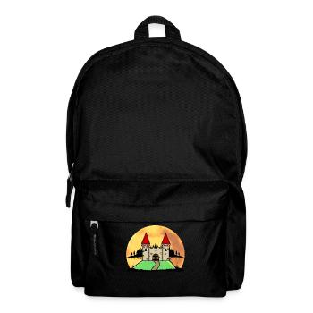 Middle Ages Castle Castle Fortress Nature Fantasy - Backpack - black - Front