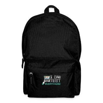 Je peux tout tester - Sac à dos - noir - Devant