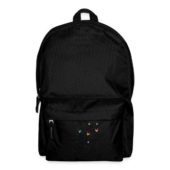 Origami crane - Backpack - black - Front