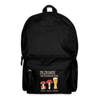 Pilzkunde für Fortgeschrittene Glückspilze - Rucksack - Schwarz - Vorne