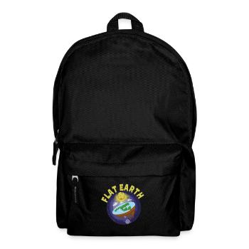 Flache Erde Scheibenerde Theorie - Rucksack - Schwarz - Vorne