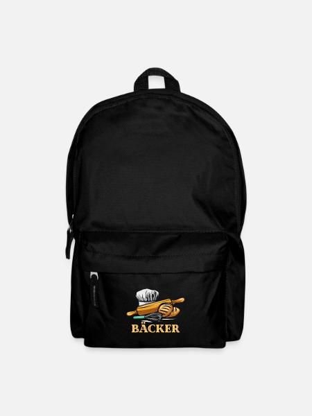 Bäcker - Rucksack - Schwarz