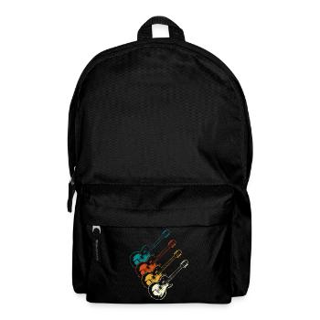 Gitarre Musik Musiker - Rucksack - Schwarz - Vorne