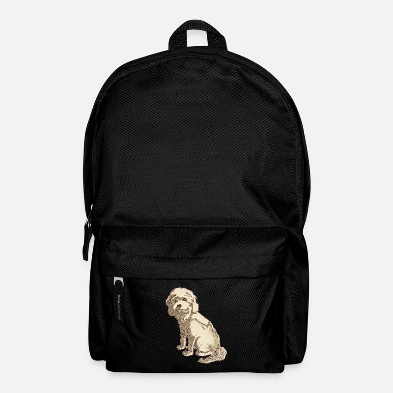 Cockapoo Hundezeichnung eines Cockapoo - Rucksack - Schwarz