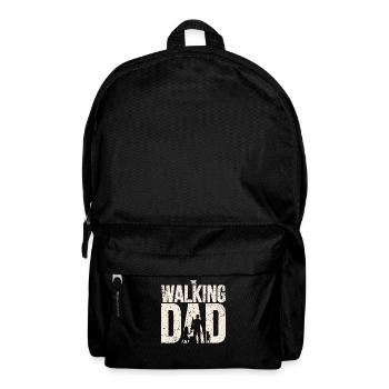 Le père de la marche drôle cadeau de la fête des pères - Sac à dos - noir - Devant