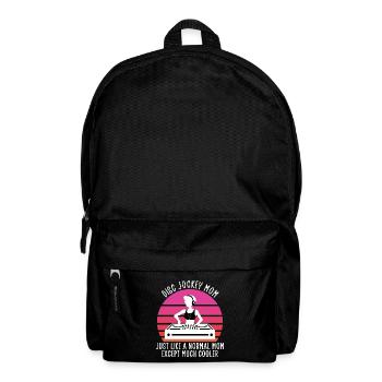Disc jockey mom - Rucksack - Schwarz - Vorne