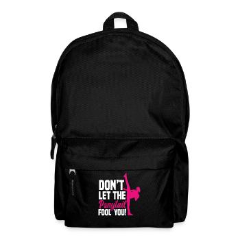 Taekwondo girl martial artist gift - Backpack - black - Front