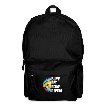 Volleyball beach volleyball athlete gift - Backpack - black - Front