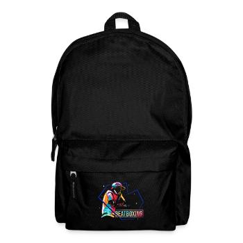 Musik Rap Beatboxen Beatboxing - Rucksack - Schwarz - Vorne