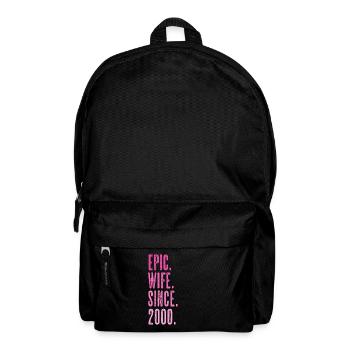 Epic wife since 2000 marriage wedding - Rucksack - Schwarz - Vorne