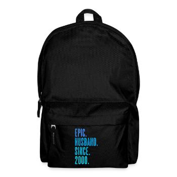Epic husband since 2000 marriage wedding - Rucksack - Schwarz - Vorne