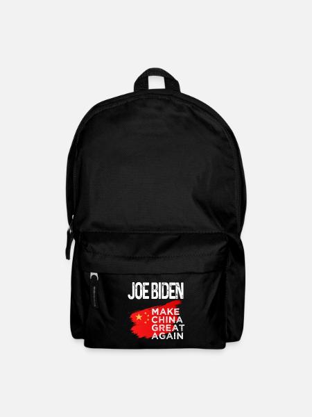 Make China Great Again Funny Quote Joe Biden - Backpack - black