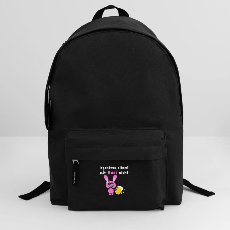Something Is Wrong With Hasi Pink Drunken Rabbit Backpack