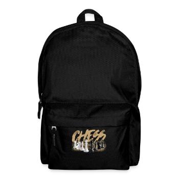 Schach - Rucksack - Schwarz - Vorne
