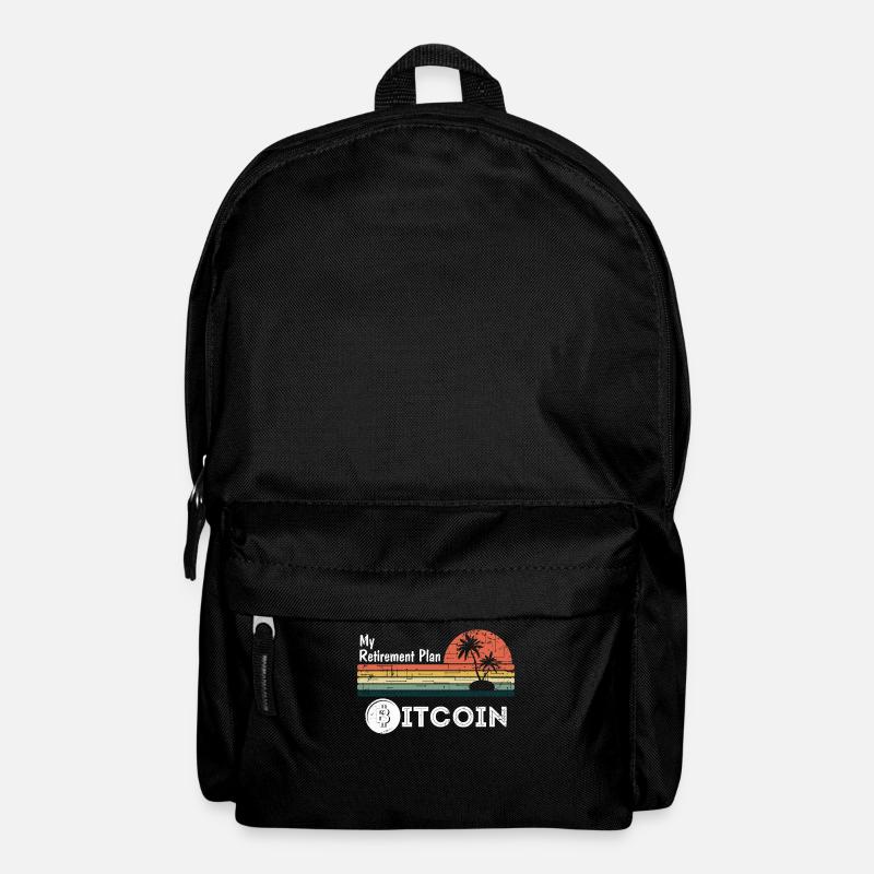 My retirement plan Bitcoin - Sac à dos - noir