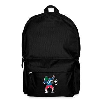 Dabbing Fußballer - Rucksack - Schwarz - Vorne