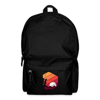 Felsklettern Klettern Retro - Rucksack - Schwarz - Vorne