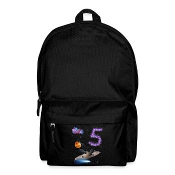 5. Geburtstag - Rucksack - Schwarz - Vorne