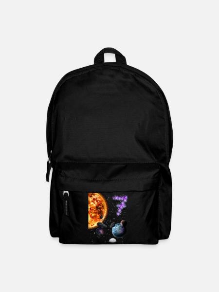 7. Geburtstag - Rucksack - Schwarz