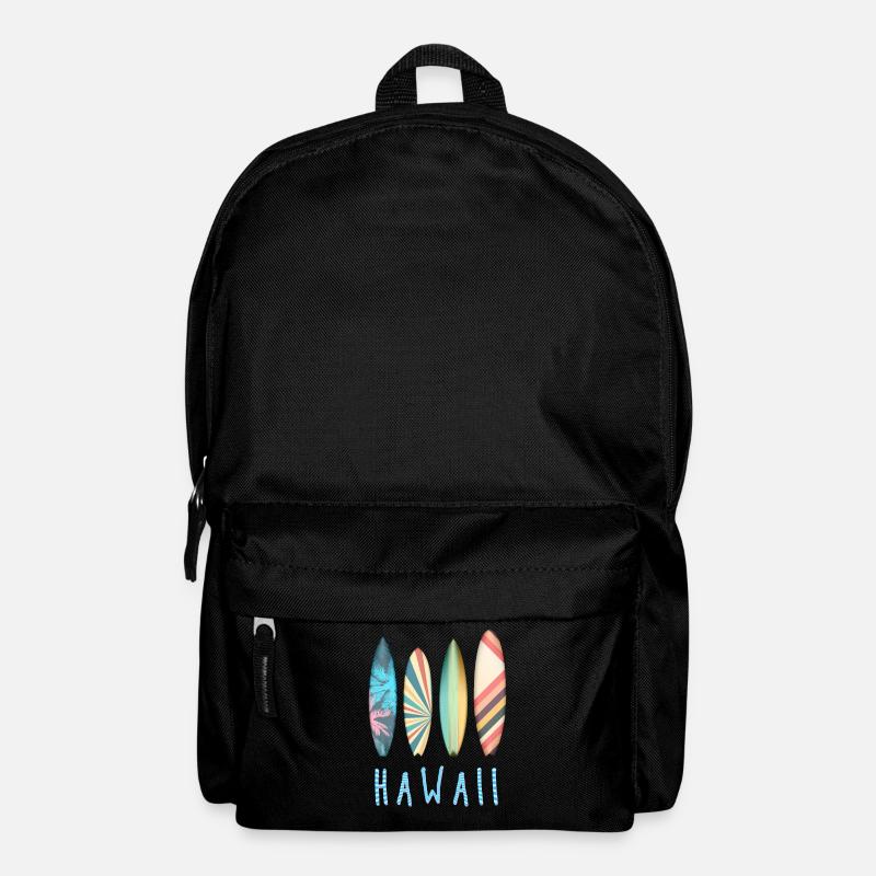 Hawaii Surfing Paradise Surfboards - Rucksack - Schwarz