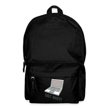 Got WIFI Laptop - Rucksack - Schwarz - Vorne