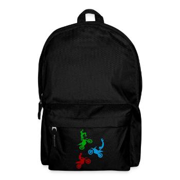 Freestyle Motocross Dirt Bike Kids - Backpack - black - Front